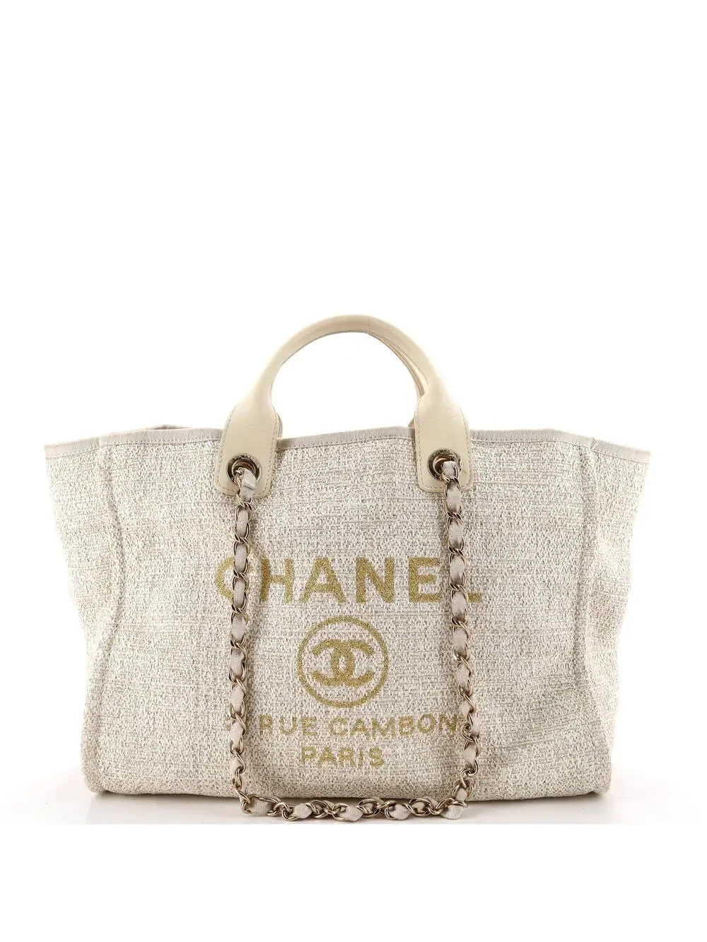 Chanel Deauville Tote Raffia With #321036C41B